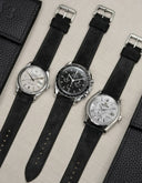 Black Suede Leather Strap - 17-21mm