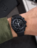 Curved Rubber Strap - Black