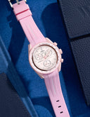 Curved Rubber Strap - Pink